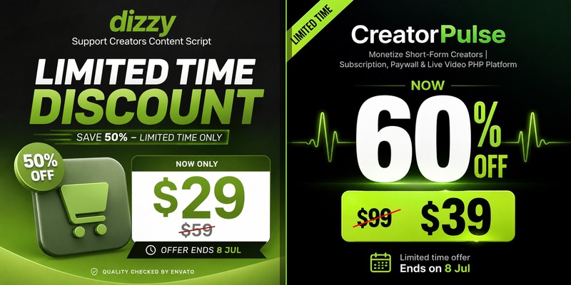 Limited Time: Save on Dizzy and CreatorPulse Before July 8