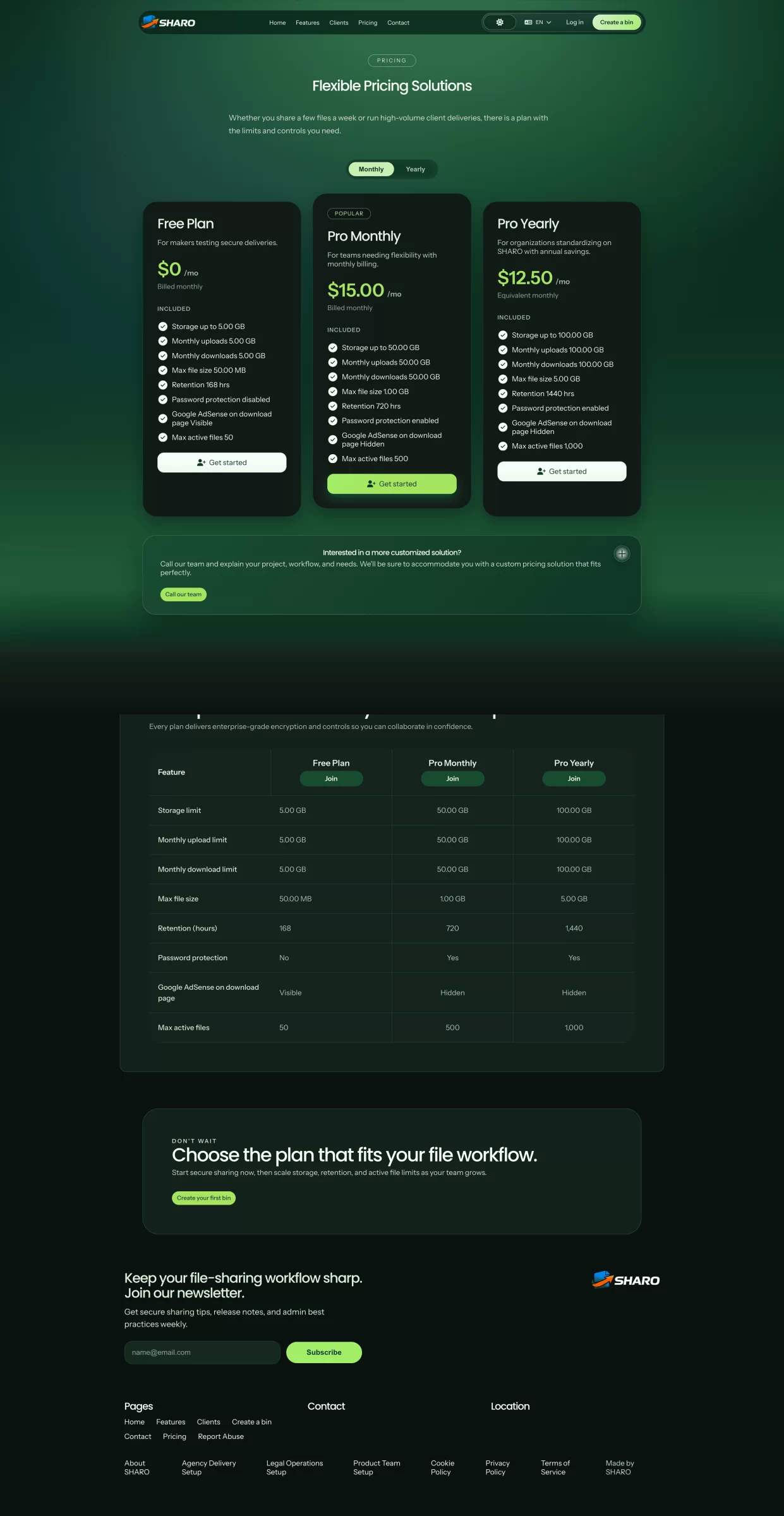 SHARO - File Delivery Subscription Platform screenshot 7