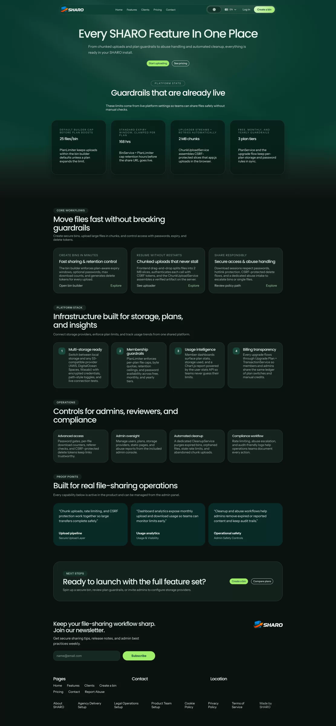 SHARO - File Delivery Subscription Platform screenshot 5