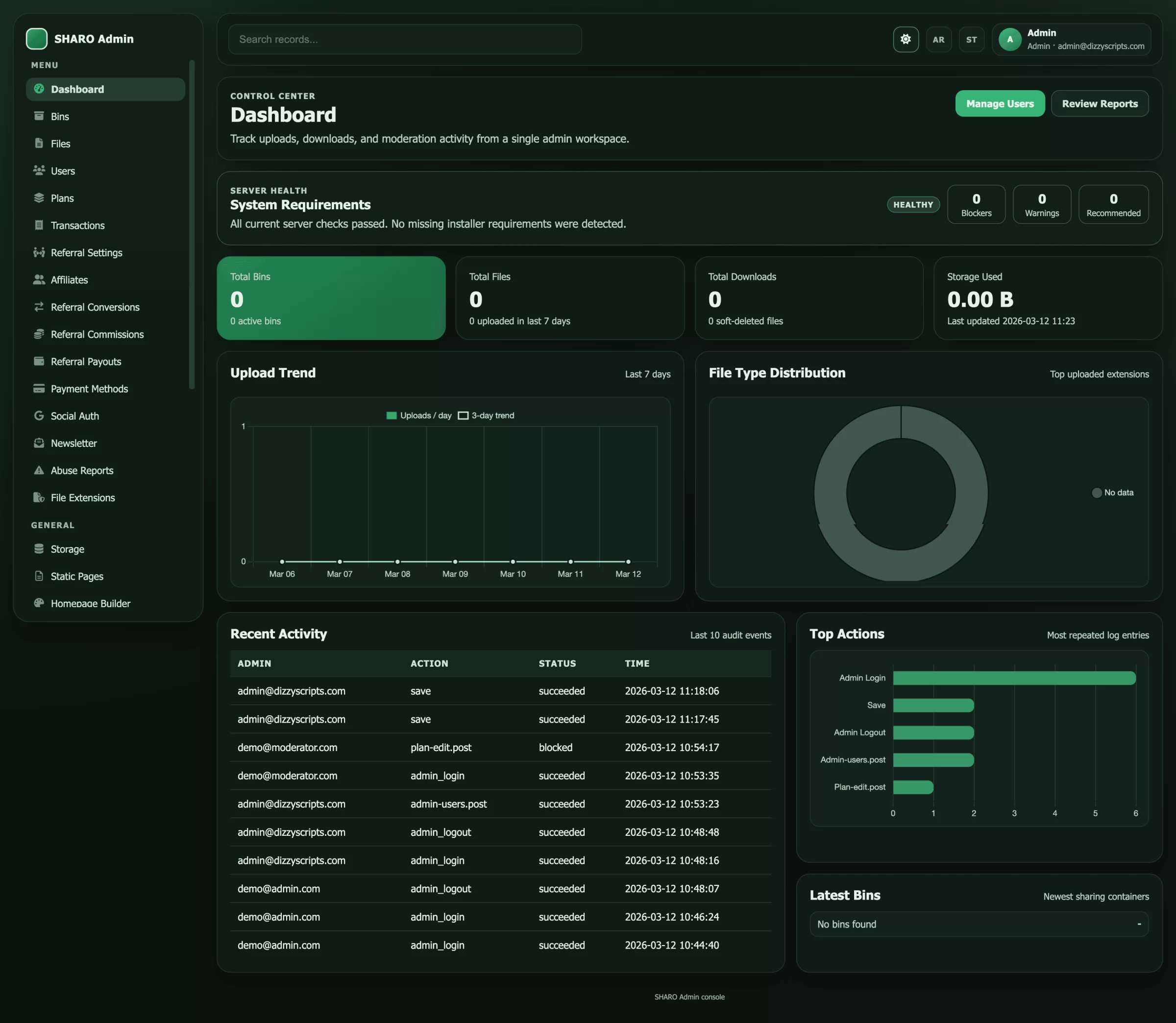 SHARO - File Delivery Subscription Platform screenshot 4