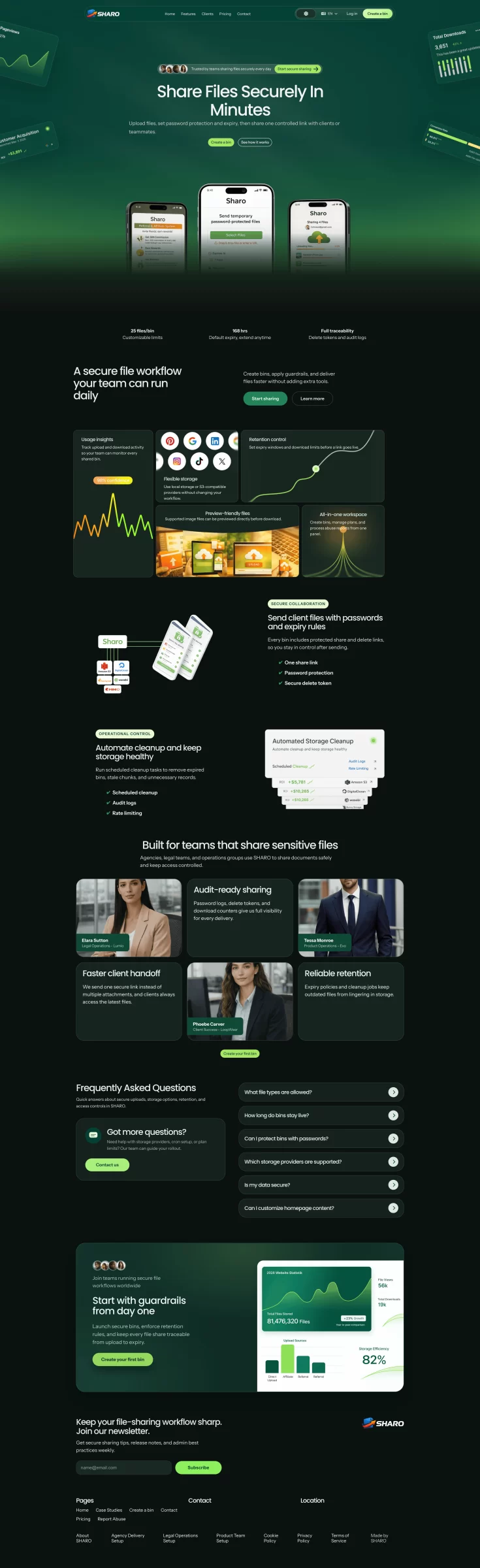 SHARO - File Delivery Subscription Platform screenshot 6
