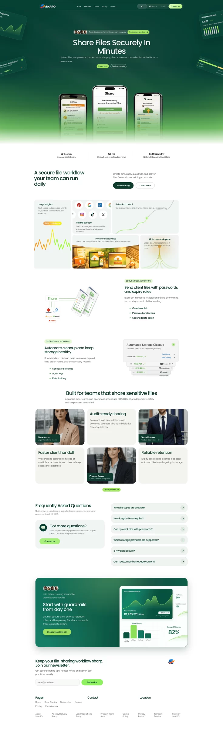 SHARO - File Delivery Subscription Platform screenshot 9