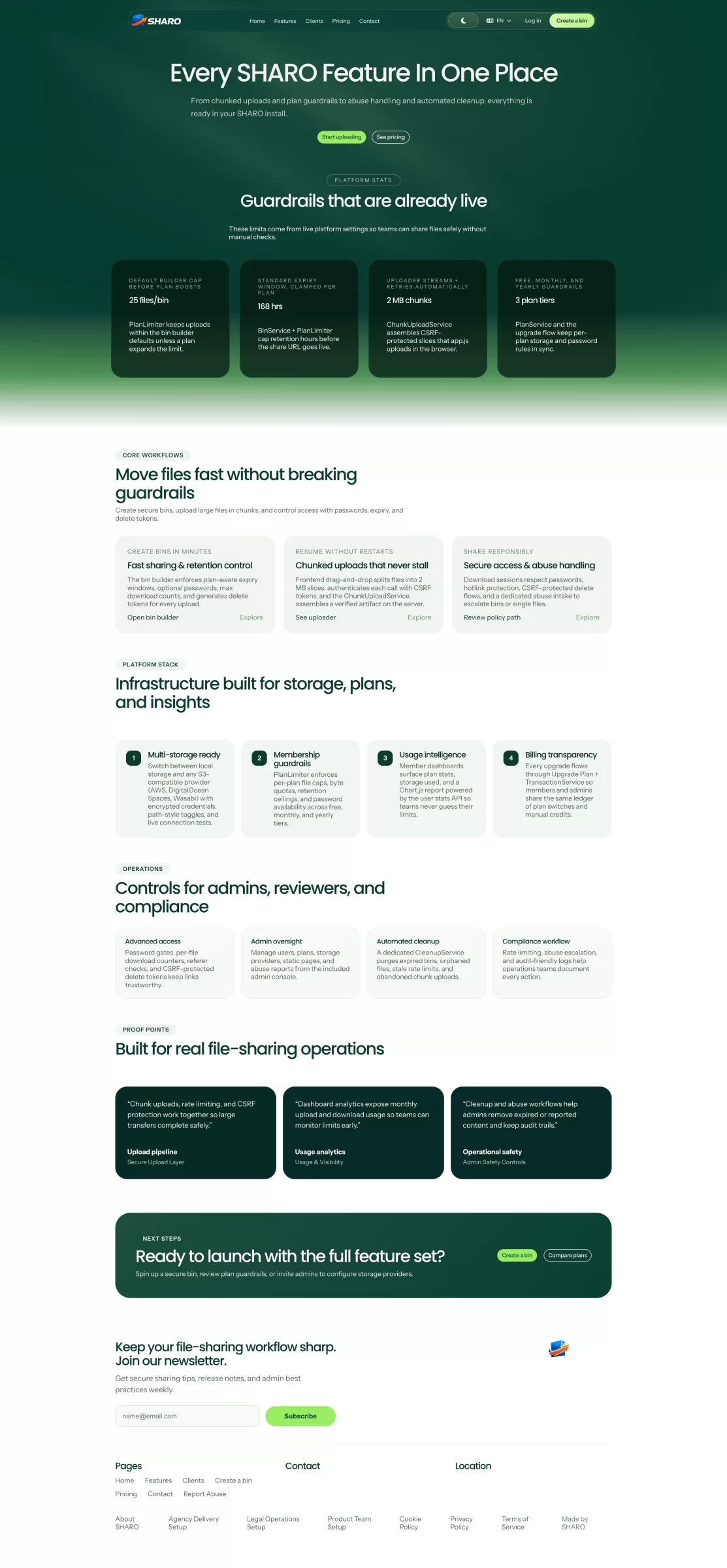 SHARO - File Delivery Subscription Platform screenshot 8